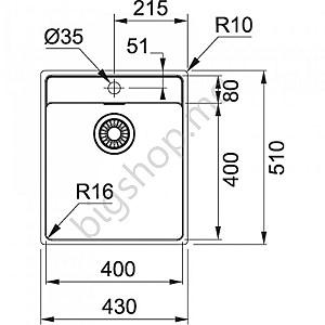 Chiuveta de bucatarie Franke Maris MRX 210-40TL