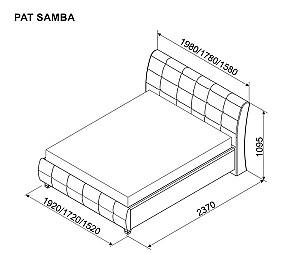 Pat Ambianta Samba 1.8 m Turcoaz