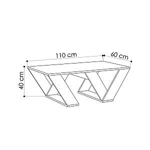 Masuta de cafea, reviste DECO Pipra Oak
