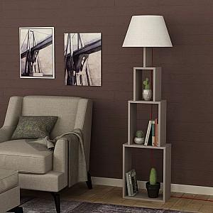 Lampadar DECO Tower Light Mocha/White