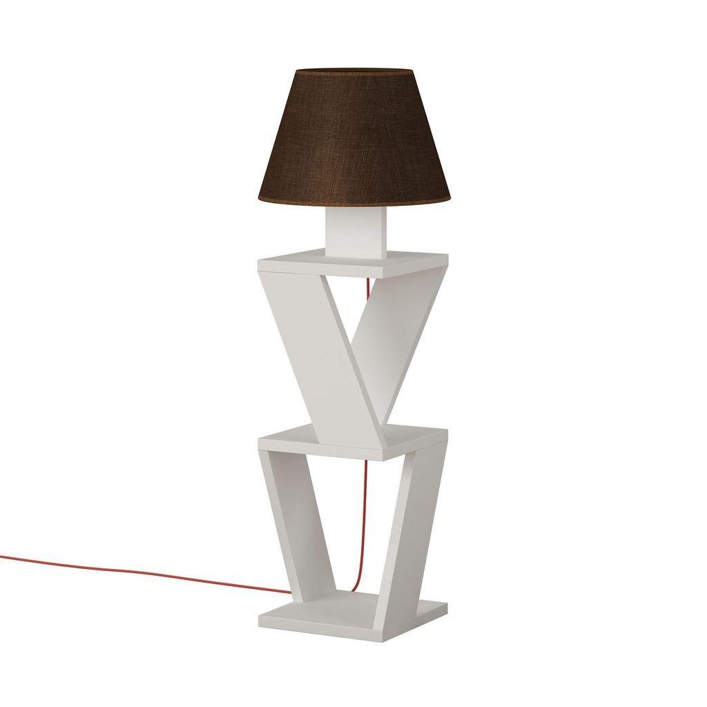 Lampadar DECO Kozena White/Coffee