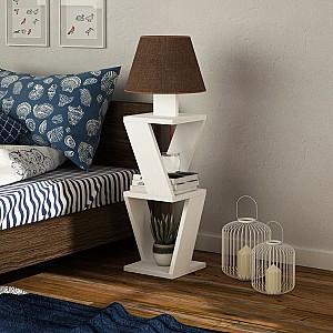 Lampadar DECO Kozena White/Coffee