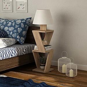 Lampadar DECO Kozena Oak/White