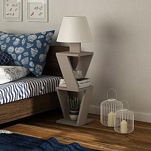 Lampadar DECO Kozena Light Mocha/White