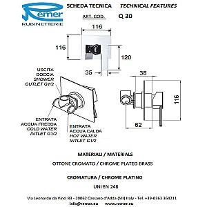 Baterie dus Remer QUBIKA Art30 M