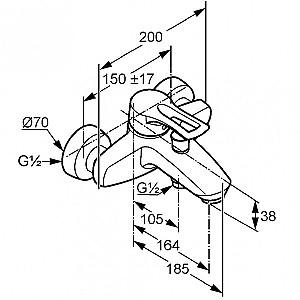 Baterie cada Kludi MX DN 15 (334450562)