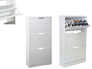 Dulap pentru incaltaminte Five 3 sertare 60X23X119cm White