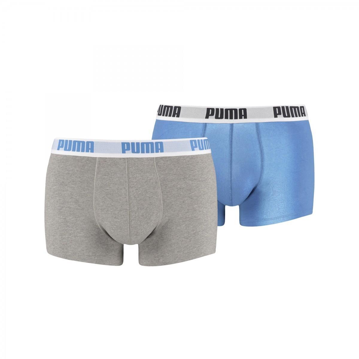 Lenjerie de corp barbati Puma BASIC BOXER 2P + Blue