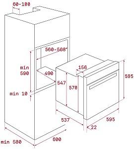Cuptor electric incorporabil Teka HRB 6300 AT