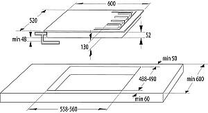 Plita pe gaz incorporabila Gorenje GW 641 EXB