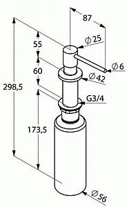 Dozator sapun lichid Kludi Dispenser (1216005-00)