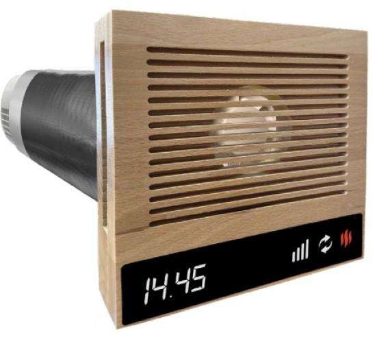 Recuperator de aer Climtec Quattro 125 Standard Wood