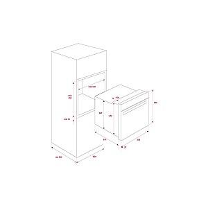 Cuptor electric incorporabil Teka HLB 840 BK