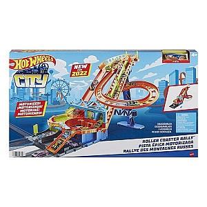 Jucarie interactiva Hot Wheels City Roller Coaster Rally
