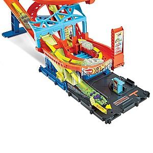 Jucarie interactiva Hot Wheels City Roller Coaster Rally