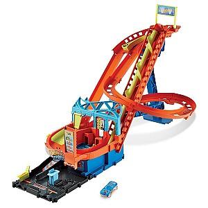 Jucarie interactiva Hot Wheels City Roller Coaster Rally