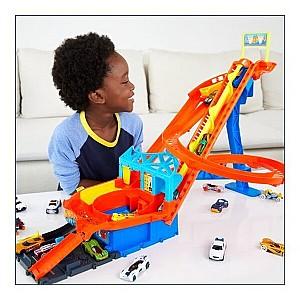 Jucarie interactiva Hot Wheels City Roller Coaster Rally