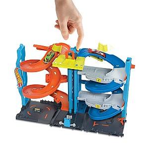 Jucarie interactiva Hot Wheels Transforming City Racing Tower