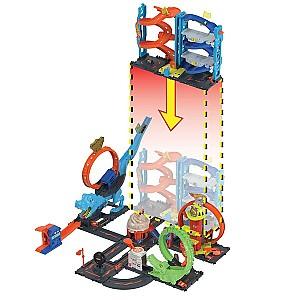 Jucarie interactiva Hot Wheels Transforming City Racing Tower