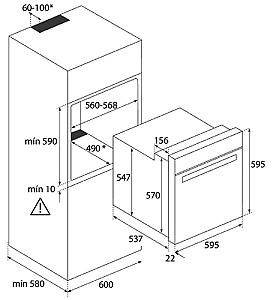 Cuptor electric incorporabil Teka HBB 735
