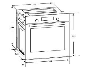 Cuptor electric incorporabil Heinner HBO-S624LTG-IX