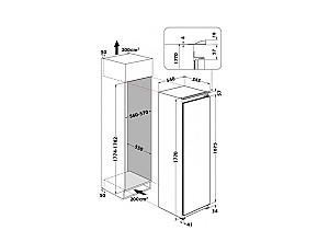 Frigider incorporabil Whirlpool ARG 18082 A++