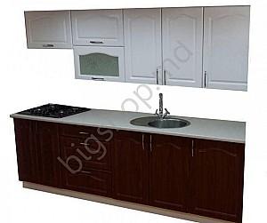 Set mobila bucatarie Big kitchen  2.4 m (white/brown)