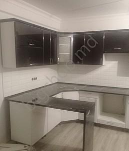 Set mobila bucatarie Big kitchen 2/2.2 m (Black and Gray)
