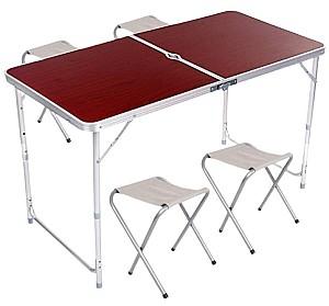 Masa pliabila Xenos Travel Cherry