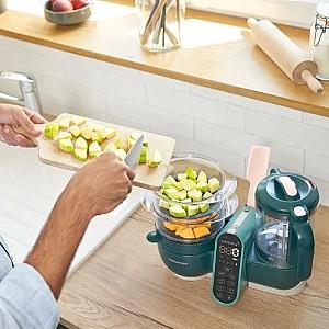 Robot de bucatarie Babymoov 6 in 1 Nutribaby+ Opal Green