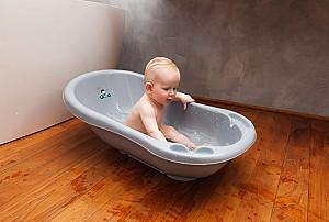 Cada pentru bebelusi Zopa Unicorn cu scurgere si sistem anti-alunecare 84 cm