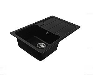 Chiuveta de bucatarie PLATINUM Verona 7850 negru mat