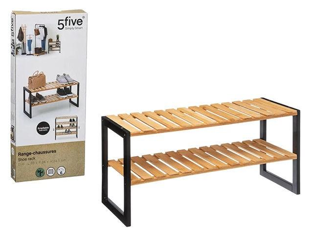 Raft pentru incaltaminte Five 2 rafturi 70X26X34.5 cm