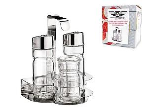 Recipiente pentru condimente PINTI Prima 3 piese (sare piper si scobitori)