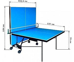 Masa de tenis GSI Sport Athletic Outdoor Alu Line Gt-2 Blue