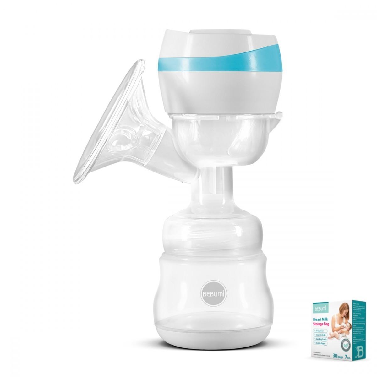 Pompa electrica de san Bebumi BS1(blue) + set 30 pungi