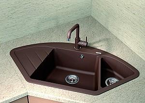 Chiuveta de bucatarie Florentina Vesta Moka