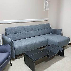 Canapea coltar EM Epoca Grey-Blue