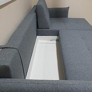 Canapea coltar EM Epoca Grey-Blue