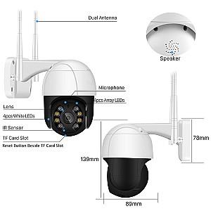 Camera de supraveghere video Besder PTZ A8B 5MP (BSDR5MP)