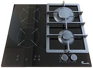 Plita incorporabila combinata Tornado YOL- 60 2G2RAD