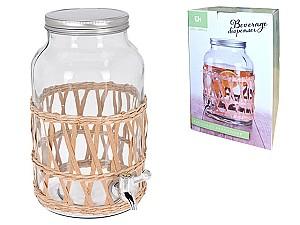 Borcan pentru servire EH cu husa din paie