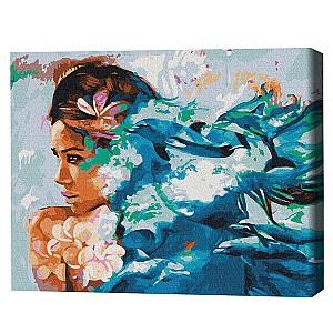 Tablou pe numere BrushMe Frumusețea lumii subacvatice 40х50 сm (în cutie)