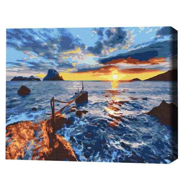 Tablou pe numere BrushMe La apus 40×50 cm (în cutie)