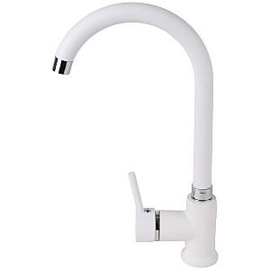 Robinet bucatarie SanDonna F7073 alba