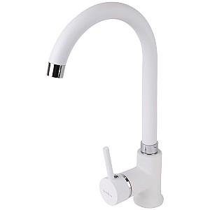 Robinet bucatarie SanDonna F7073 alba