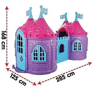 Casuta de joaca Pilsan castel cu două turnuri