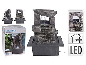 Decor pentru gradina H&S Pietre 28X22X19cm LED
