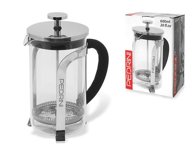 Ceainic pentru infuzie Pedrini French Press 600ml