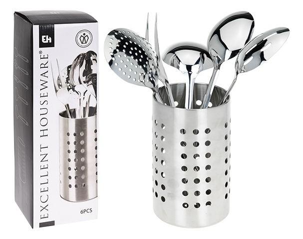 Set ustensile de bucatarie EH 6buc inox